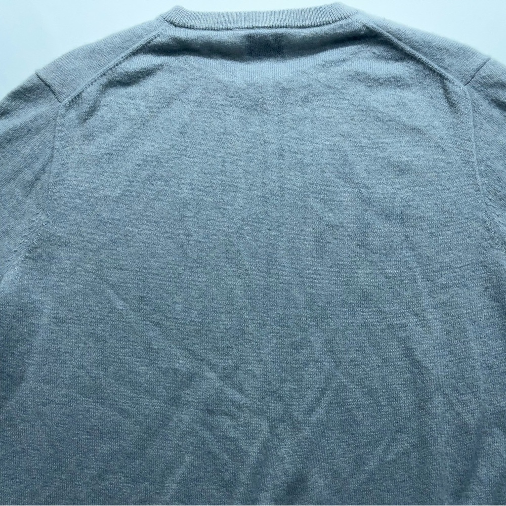 J.Crew 100% Cashmere Crewneck Sweater Mens Size Large Gray - Picture 9 of 10
